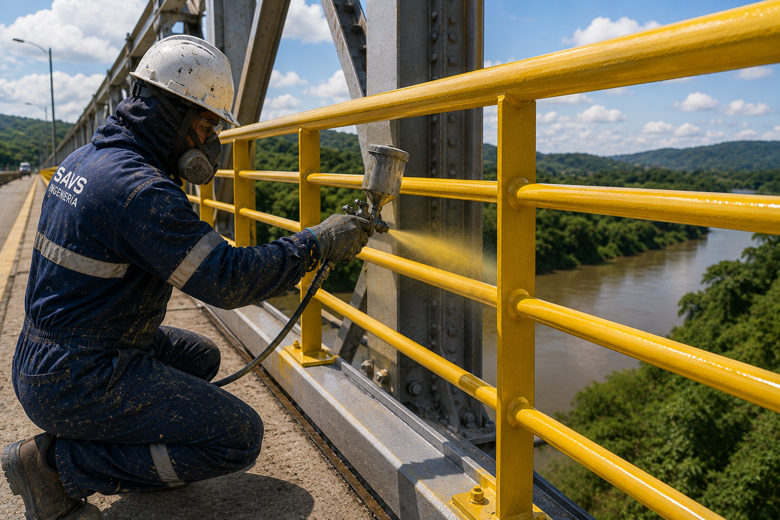 pintura industrial<br />
anticorrosiva de alta<br />
durabilidad.