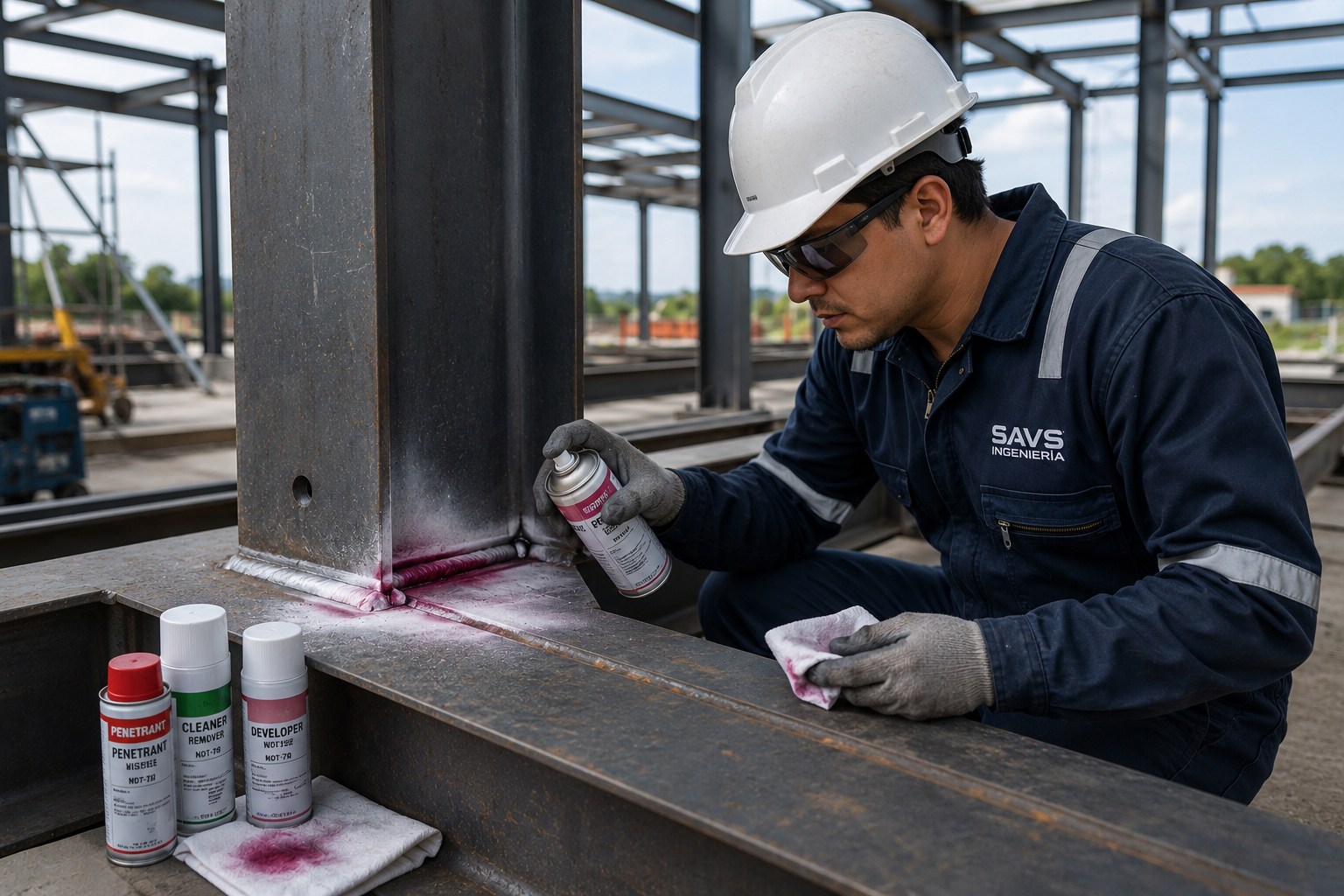 inspecciones de calidad - Liquidos penetrantes - ultrasonido - otros ensayos no destructivos - SAVS INGENIERIA - 1